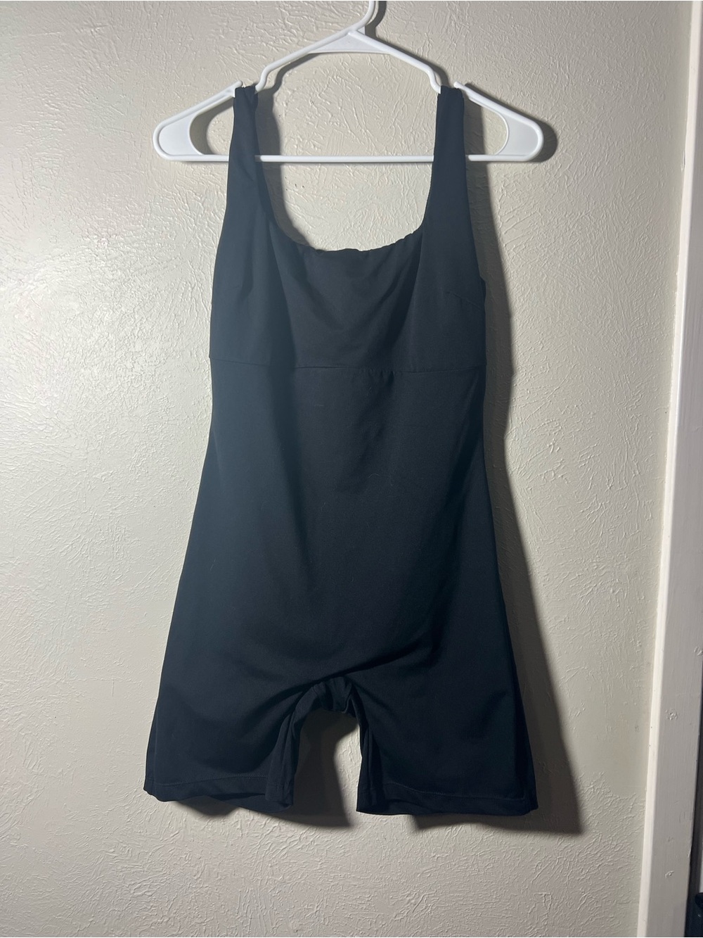 Women’s Black popilush romper bodysuit in size L